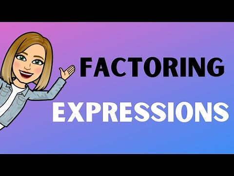 Factoring Expressions Algebra