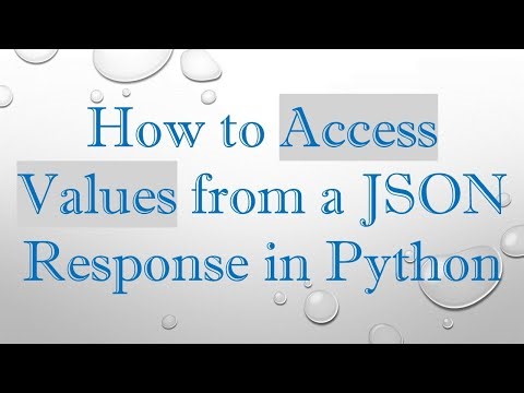 How to Access Values from a JSON Response in Python