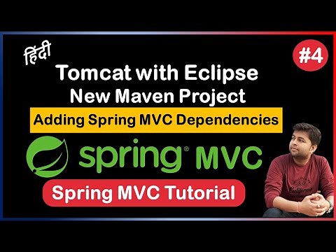 Download and Configure Tomcat with Eclipse | New Fresh Web Project | Add Spring MVC Dependency