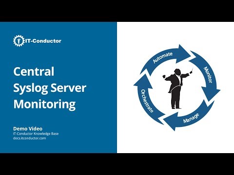IT-Conductor Demo Video - Central Syslog Server Monitoring