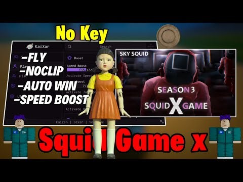 Squid Game X Script | Auto Win & NoClip Features Showcase | Roblox Script | Keyless