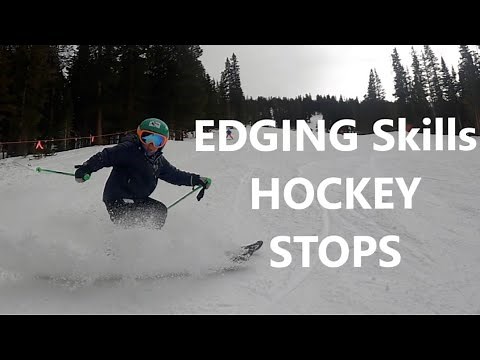 Hockey Stops, why edging skills matter, Video #2