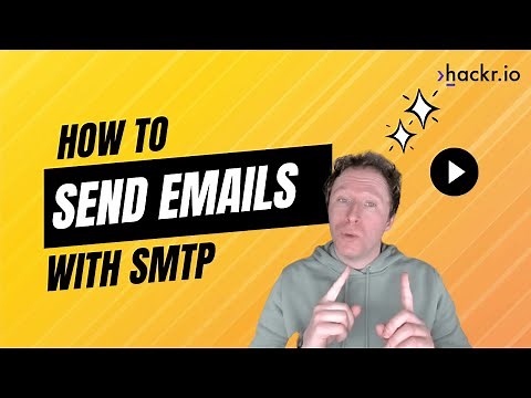 How to Send Emails in Python with Gmail (SMTP Tutorial!)