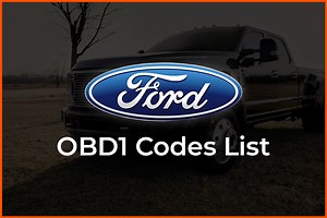 Ford OBD1 Codes List (Free Download PDF) - OBD ADVISOR