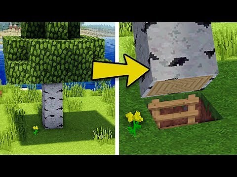 Minecraft: How to Build A Survival Secret Base Tutorial (Hidden House)