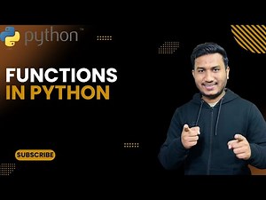 Functions in Python | The Complete Python Course | Basic to Advance | Python Tutorial
