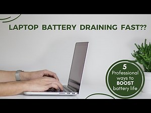 DOUBLE your laptop battery life for FREE I How to fix battery laptop drain in Windows 11 I Easy tips