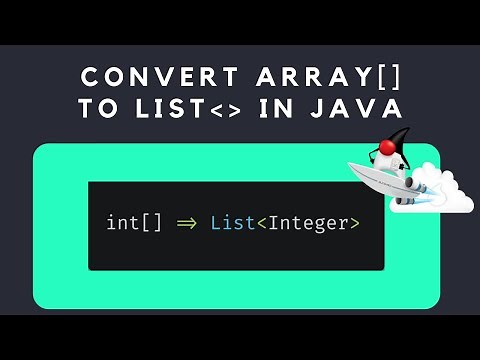 Convert Array to ArrayList in Java - convert int Array to List in Java