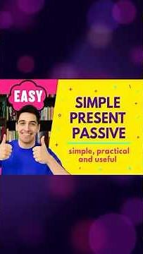 Simple present passive