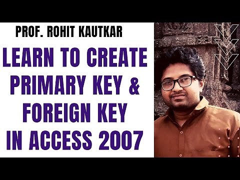 Create Foreign Key in MS Access | How To Set Foreign Key in MS Access | MS Access Tutorial