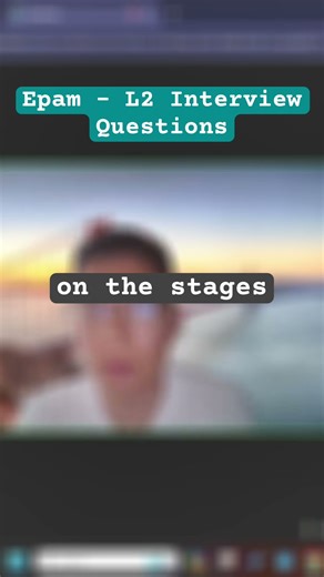 Java Interview Prep: EPAM 2nd Round Questions Explained! #shorts #javainterviewquestions #epam