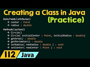 Creating a Class in Java - Practice