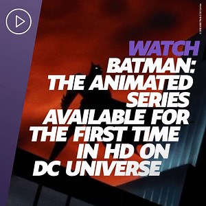 Experience BATMAN: THE ANIMATED SERIES like never before! The first two seasons are available for the first time in HD, on DC Universe. https://yourdcu.com/fbwbmtas | Batman