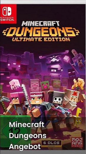 minecraft dungeons ultimate edition nintendo switch