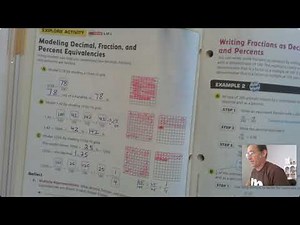 6th Grade GO Math Part 1 Lesson 8.2 Percents, Fractions, and Decimals pages 211-214