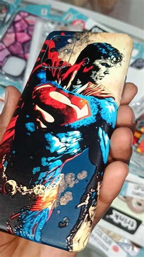 Superman Skin for Phone | Superhero Mobile Skin | Best Phone Customization 🔥 #shorts #superman