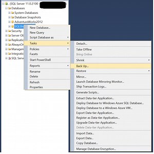 Backup SQL Server database to and restoring from multiple files