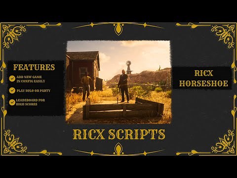 RedM Script - RicX Horseshoe Games - RedEM:RP & VORP & QBR/QR/RSG Script