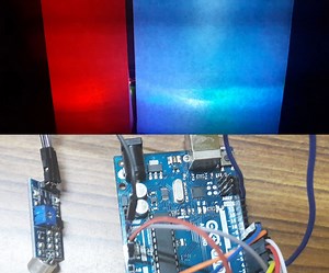 Music Synced LED Lamp (using Arduino and Sound Sensor)