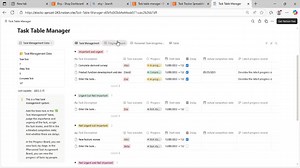 Task Table Manager Notion Template: Project Planner & Task Tracker (digital Download) - Etsy Australia