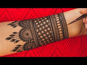 bridal mehandi design for hand|| shaded Arabic mehendi design|| mehndi decoration for hand