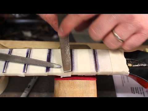 Ep 2 - Gibson Chet Atkins Repair - How to level & crown the frets