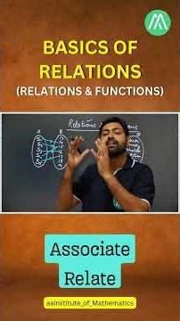 Class 11 Maths – Relation & Functions Explained by Sunder Sir | Full Chapter in Simple Way