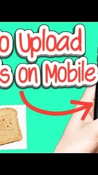 How to Upload Decals on Roblox Mobile! (2025)