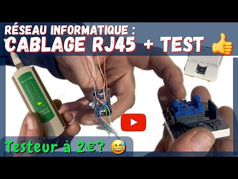 Tuto DiY Câblage RJ45 + Astuce TEST Réseaux 😉