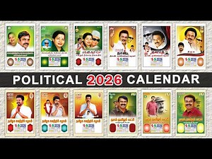 2026 TN Political Calendar Design PSD File Free Download | political calendar collection #2026