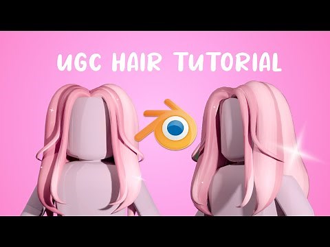 ROBLOX UGC hair tutorial | How to make roblox hair using blender 2.9