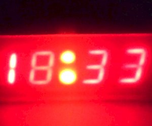 Arduino 7 Segment Display Clock ( sound Activation)