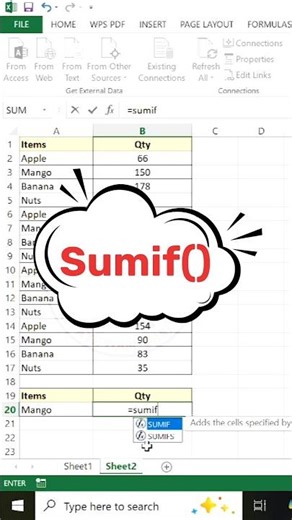 How to Use SUMIF in Excel to Sum Only Specific Items (Beginner to Advanced)