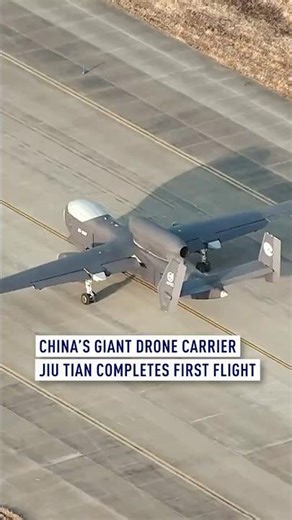 China’s giant drone carrier Jiu Tian completes first flight