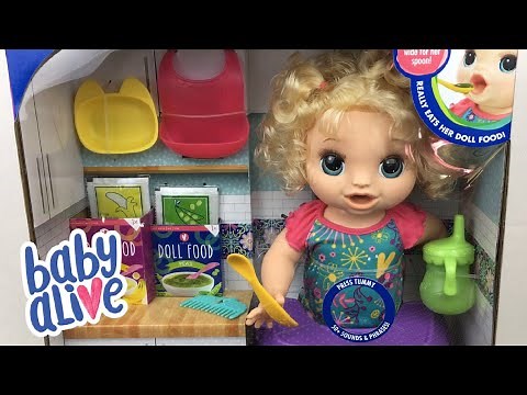 Unboxing and Details of Baby Alive Happy Hungry Baby Doll