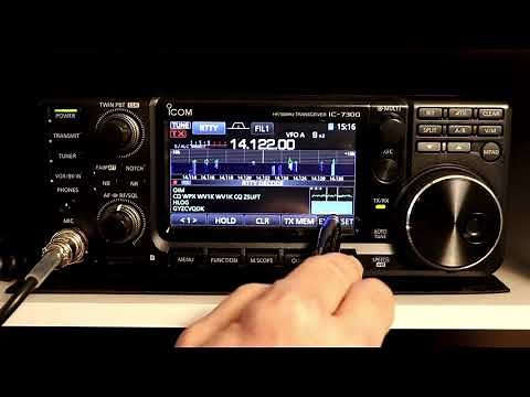 Icom IC7300 A to Z #37 RTTY Decode and settings