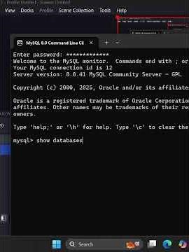 Access All MySQL Databases Using Command Line || How to Show Databases in MySQL Using Terminal