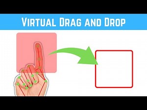 Virtual Drag and Drop using OpenCV Python | CVZone