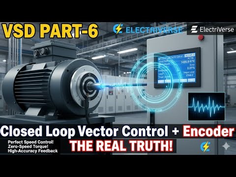 Closed Loop Vector Control + Encoder — The REAL TRUTH Every Engineer Must Know! | VSD Part-6