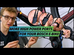 More High Power Ports for the Bosch Smart System - with the Component Connector & T-cable | EBIKE24
