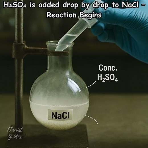 Preparation of Hydrogen Chloride Gas (HCl) – Step-by-Step Lab Demo