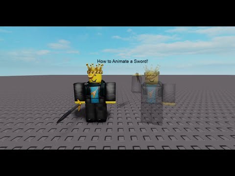 How to animate a Sword (Adding animation to the Sword) -- Roblox Studio