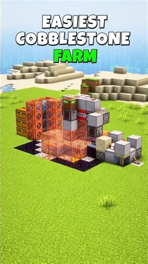 The Best Automatic Cobblestone Farm in Minecraft 1.21.10 (Tutorial)