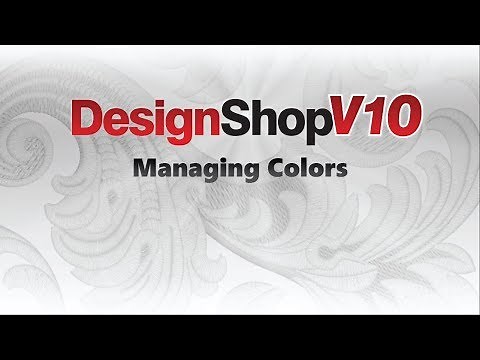 DesignShop V10 ~ Managing Colors