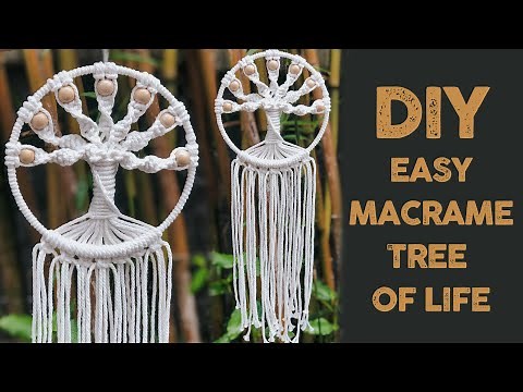 DIY MACRAME TUTORIAL | HOW TO MAKE MACRAME TREE OF LIFE