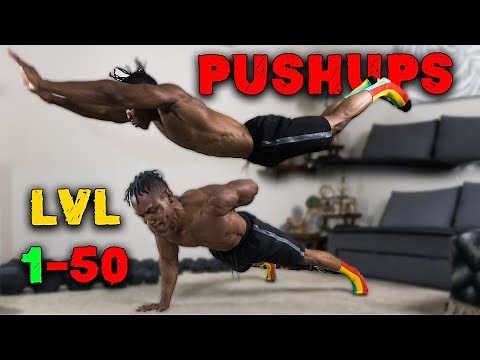 50 PUSHUP VARIATIONS | PUSHUPS FROM LEVEL 1 TO 50!