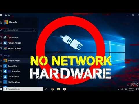 How to fix Windows did not detect any networking hardware