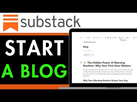 How to Blog on Substack 2025 (Step-by-Step)