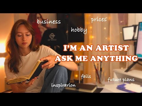 10 QUESTIONS to a Full-Time ARTIST + Pencil sketch