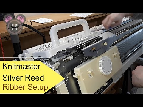 Knitmaster / Silver Reed SRP60N Ribber setup